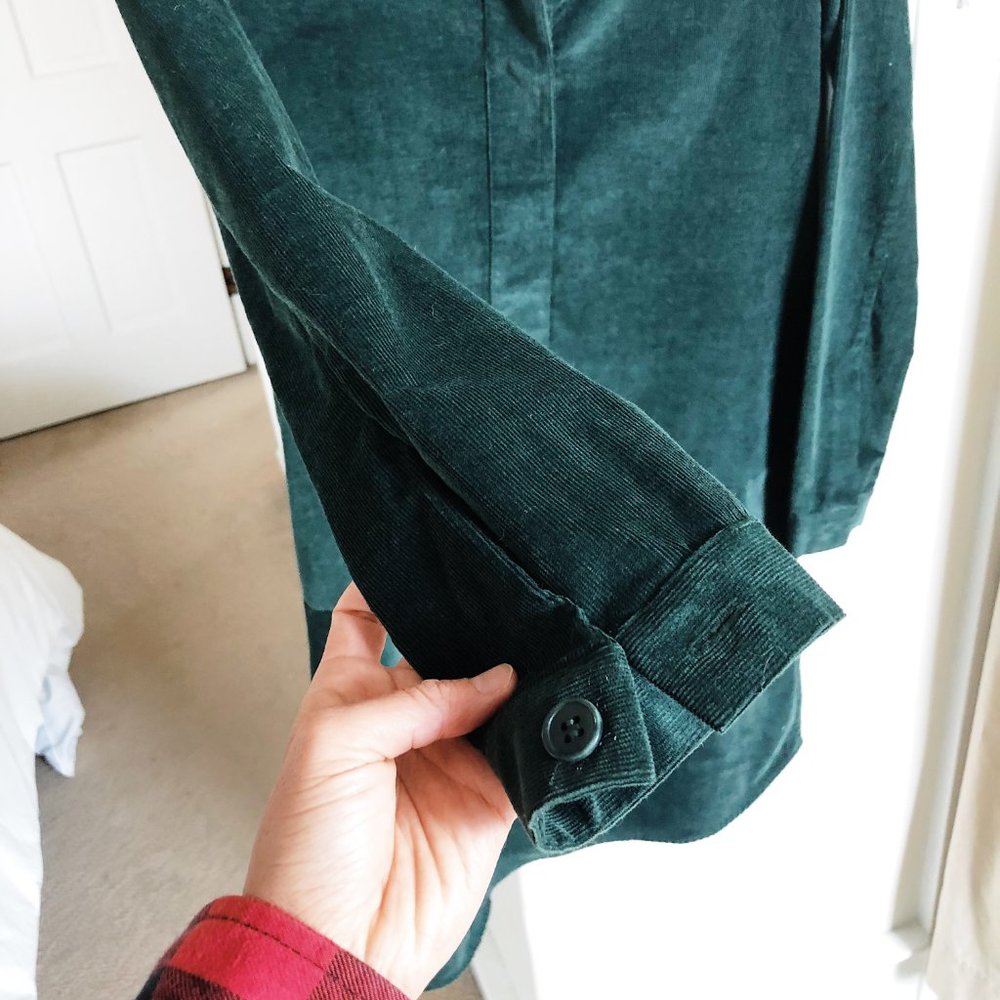 NWOT Cos A-Line Corduroy Shirt Dress, Size 2 - Picture 8 of 8